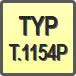 Piktogram - Typ: T.1154P